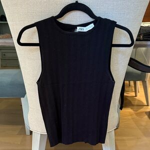 Zara Classic Black Muscle Tee